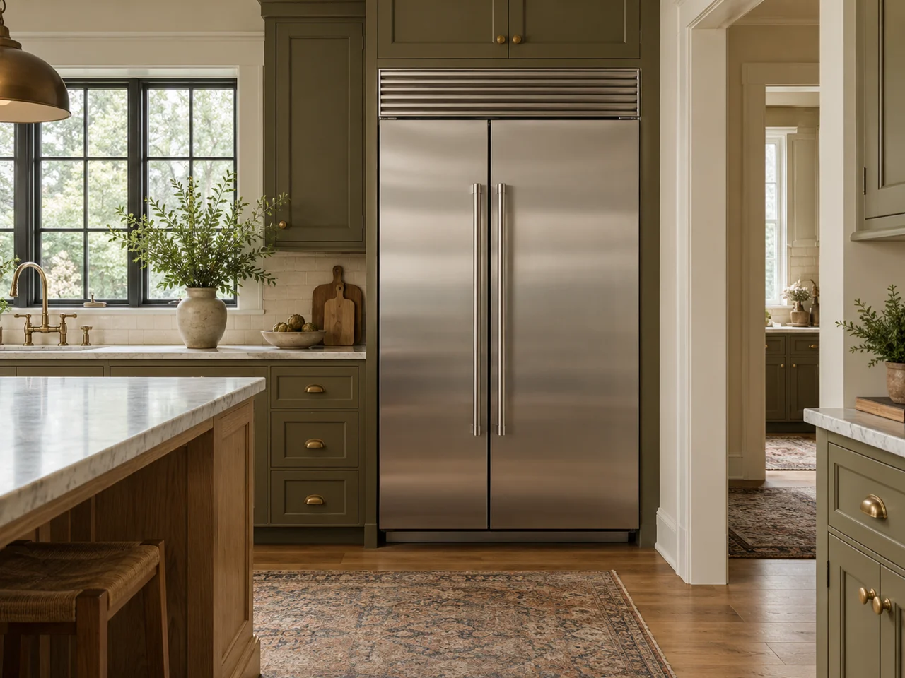 Illustration of a Thermador refrigerator