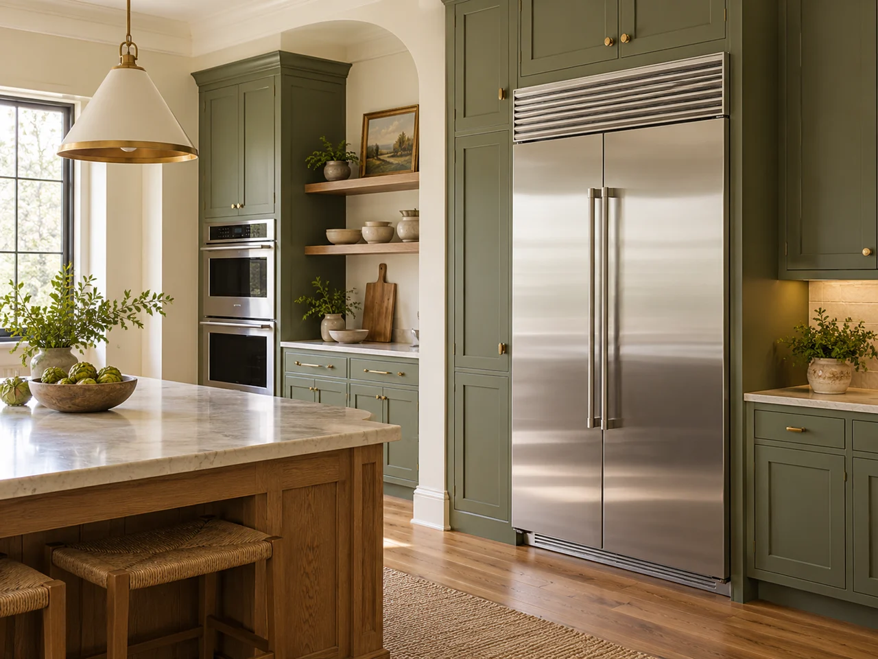 Illustration of a Sub-Zero refrigerator