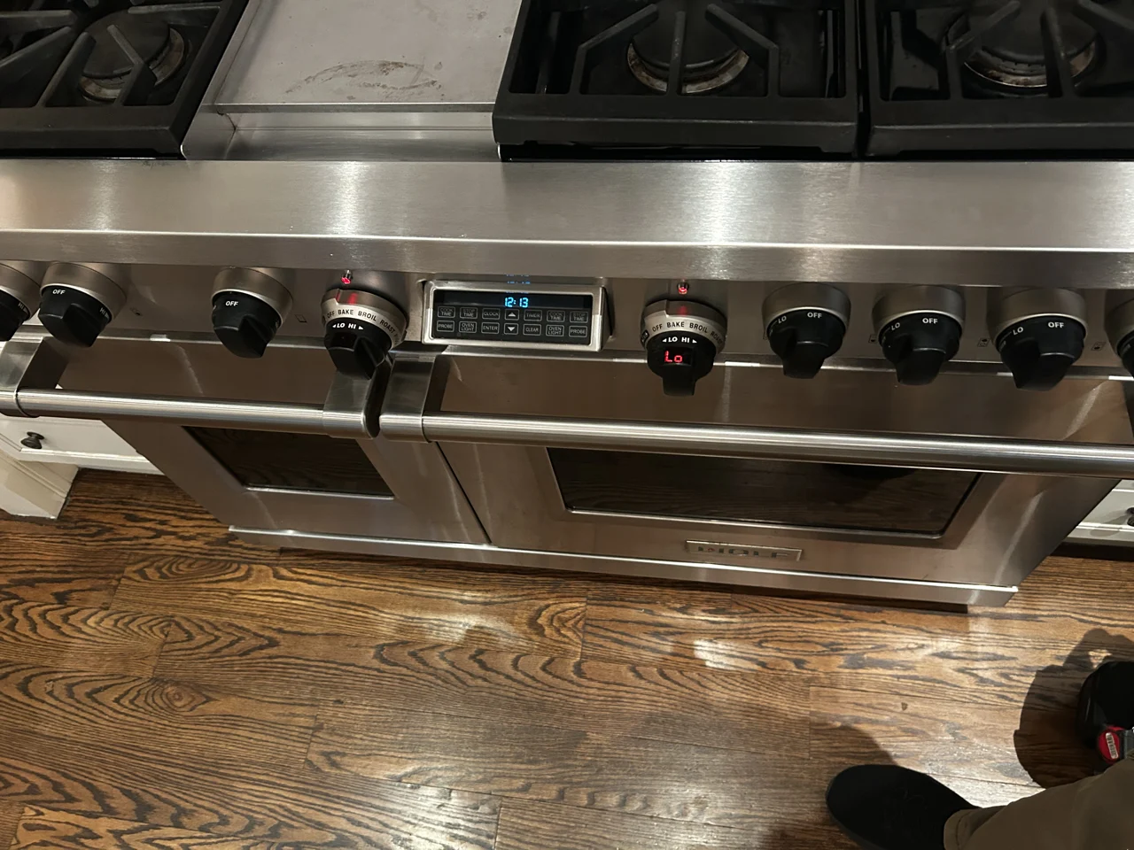 Cooking controls from the owner’s work archive